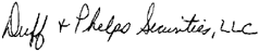 DUFF & PHELPS SECURITIES, LLC